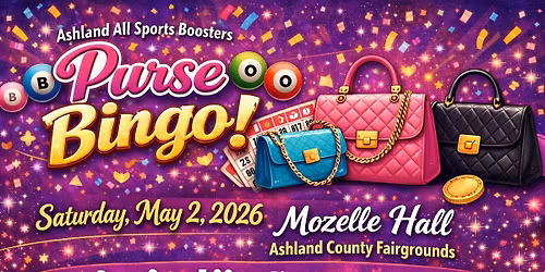 Ashland All Sports Boosters Purse Bingo 2026