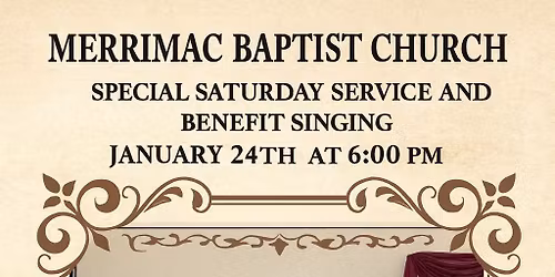 Saturday Singing and Service