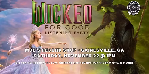 Wicked: For Good Soundtrack Listening Party