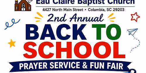 Back to School Prayer Service and Resource Fair
