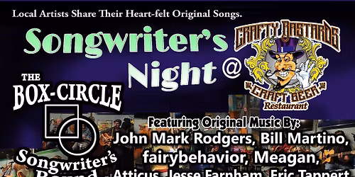 \u25a0\u25cb Songwriter's Round XVI @ Crafty's 