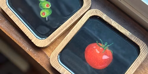 Resin Workshop: Hand-Painted Coasters