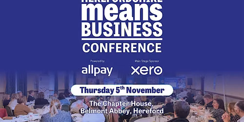 Herefordshire Means Business Conference 2026 Delegate Ticket