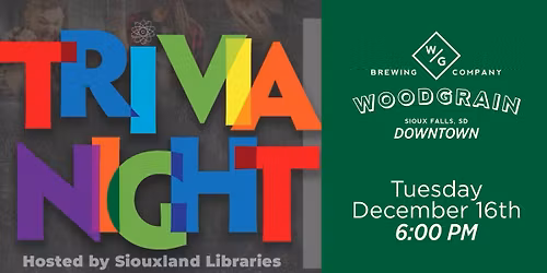 \ud83e\udde0 Trivia Night | Hosted by Siouxland Libraries \ud83d\udcda