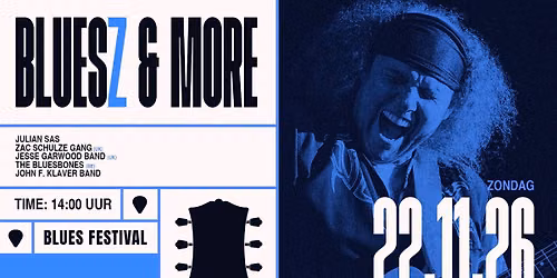 BLUESZ & MORE 2026 | HEDON ZWOLLE