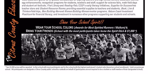 13th Annual Suncoast Credit Union Schoolhouse Hustle    #CCEFfamilyfunrun