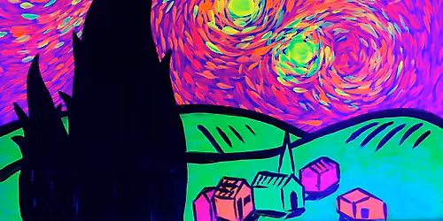 Glow in the Dark Paint Party in Palmerston North - A Glowy Night