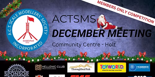 December Meeting - ACTSMS Members Only Competition