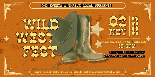 WILD WEST FEST AT EAU GALLIE ARTS DISTRICT