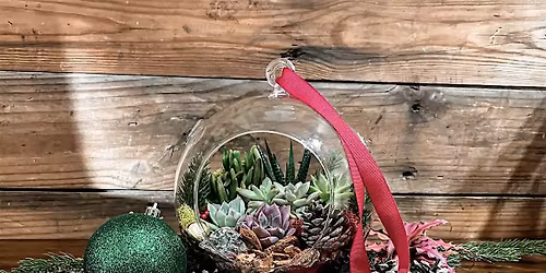 Succulent Ornament Workshop