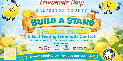 Build a Stand, Spark a Dream, and Best Tasting Lemonade Contest
