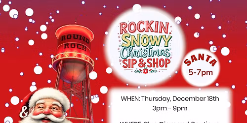 Rockin Snowy Christmas Sip & Shop