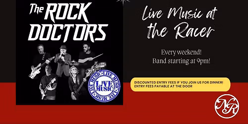Live Music at the Racer ft. The Rock Doctors
