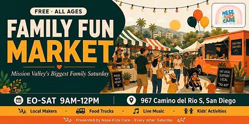 FREE Family Fun Day - Mission Valley's community market