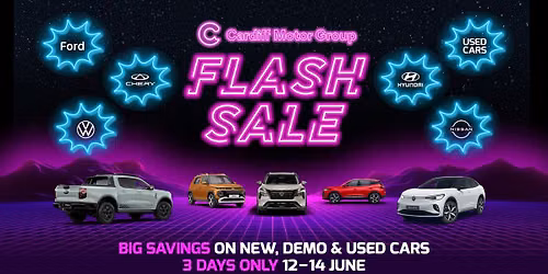 Cardiff Motor Group Flash Sale Event