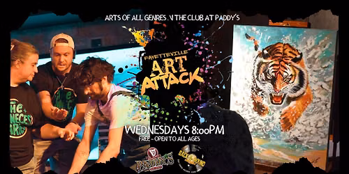 The Fayetteville Art Attack, Wednesday, August 12th!