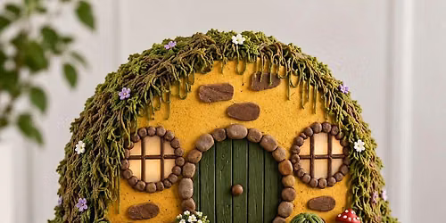 Little Whimsical Hobbit House Cake