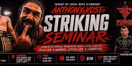 Striking Seminar with Anthony Yost
