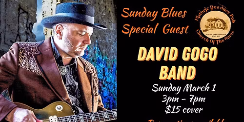 Don't miss this special presentation featuring multiple Juno Award nominated artist David Gogo!