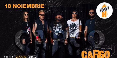 CARGO \u00een concert la Ber\u0103ria H pe 18 noiembrie 2026