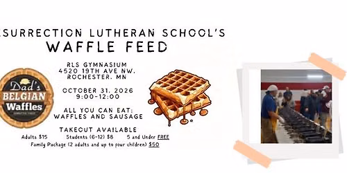 All You Can Eat - Waffle and Sausage Fundraiser