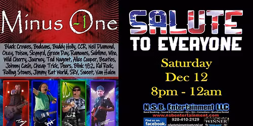 Minus one at Salute to Everyone