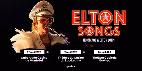 ELTON SONGS | Th\u00e9\u00e2tre Capitole