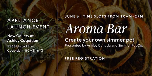 FREE Simmer Pot Workshop at Ashley Coquitlam