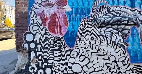 Chicken Alley, Downtown Asheville sketching