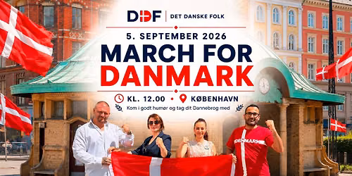 Det Danske Folk March i K\u00f8benhavn.
