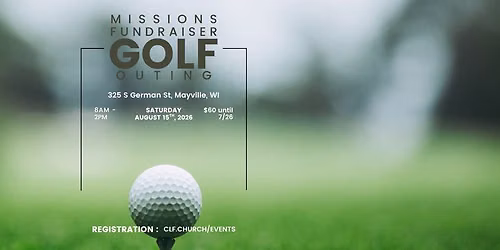 Missions Fundraiser Golf Outing