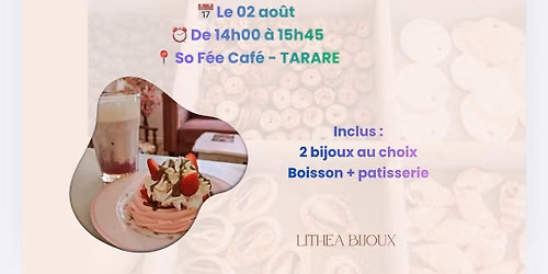 Atelier Perles naturelles et Boisson gourmande 