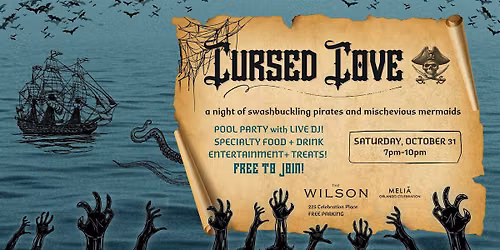 CURSED COVE PARTY - HALLOWEEN AT MELIA ORLANDO