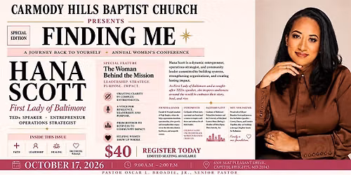 Carmody Hills Baptist Church Annual Women's Conference