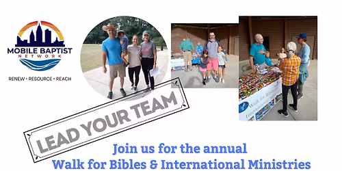 Walk for Bible and International Ministries Captains Dinner and Training