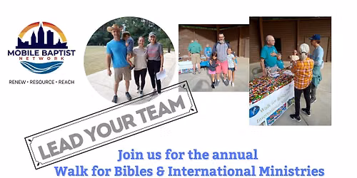 Walk for Bible and International Ministries Captains Dinner and Training
