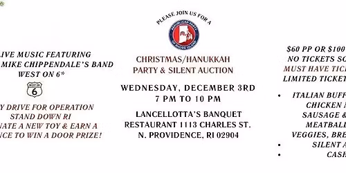Christmas\/Hanukkah Party & Silent Auction
