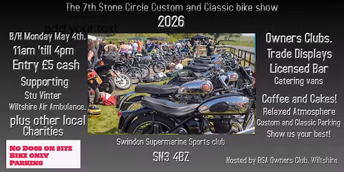 Stone Circle Bike Show 2026 