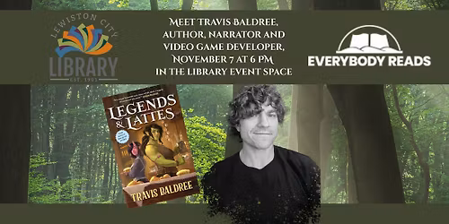 Everybody Reads with Author, Travis Baldree