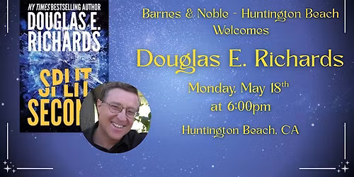 Douglas E. Richards discusses and signs SPLIT SECOND at B&N - HB