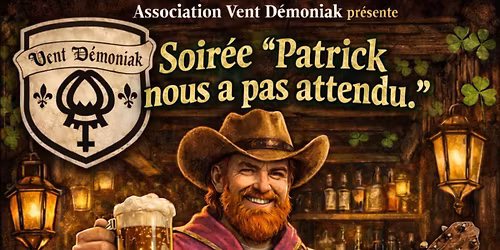 🔥🎸 SOIRÉE ROCK – « 🍀 PATRICK NOUS A PAS ATTENDU 🍀»🎸🔥