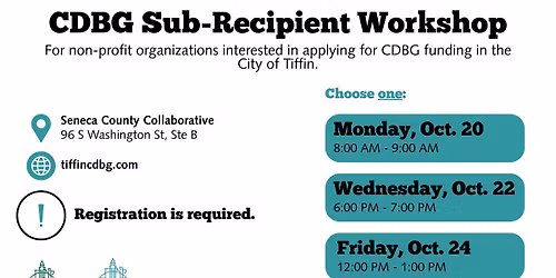 CDBG Sub-Recipient Workshop