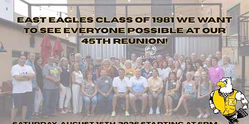 Pueblo East Class of '81 45th Reunion