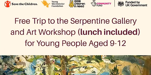 Free Trip to the Serpentine Gallery and Art Workshop (Lunch Included)