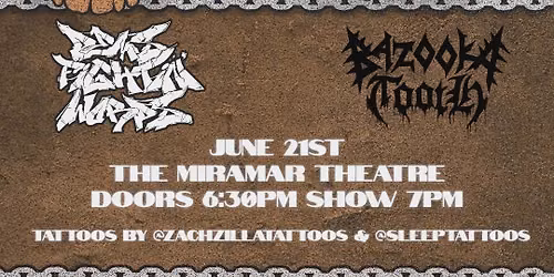 TERMINUS HATE TAKEOVER TOUR: Yosemitie In Black,Powerplay,Eyes Of Salt,Demsfightinwords,Bazookatooth