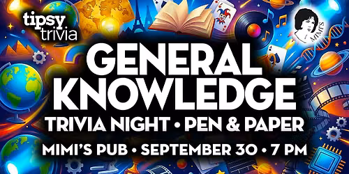 Edmonton: Mimi's Pub - Pen & Paper General Knowledge Trivia - Sep 30, 7pm