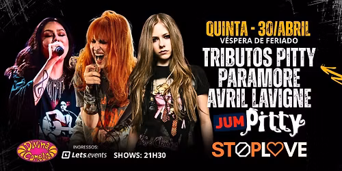 Tributos PITTY (JumPitty) + PARAMORE e AVRIL (Stoplove) \u25cf Divina Com\u00e9dia