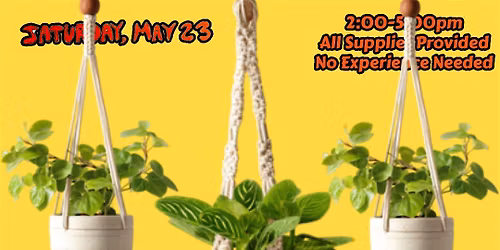 Macrame Plant Hanger Workshop