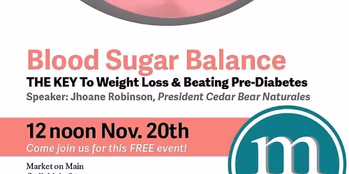 Blood Sugar Balance with Jhoane Robinson 