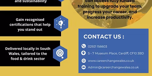 Funded Training Food and Drinks Skills Wales